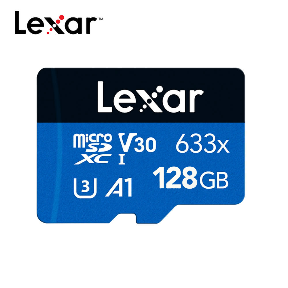 Lexar 雷克沙 633x microSDXC UHS-I A1 U3 128G 記憶卡