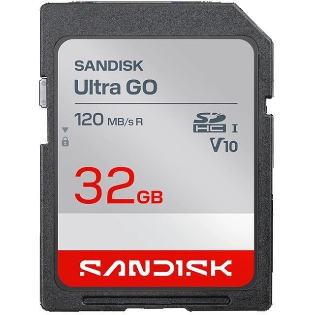 SanDisk 晟碟 32G 32GB SDHC Ultra Go 120MB/s V10 SDSDUGN-032G 記憶卡