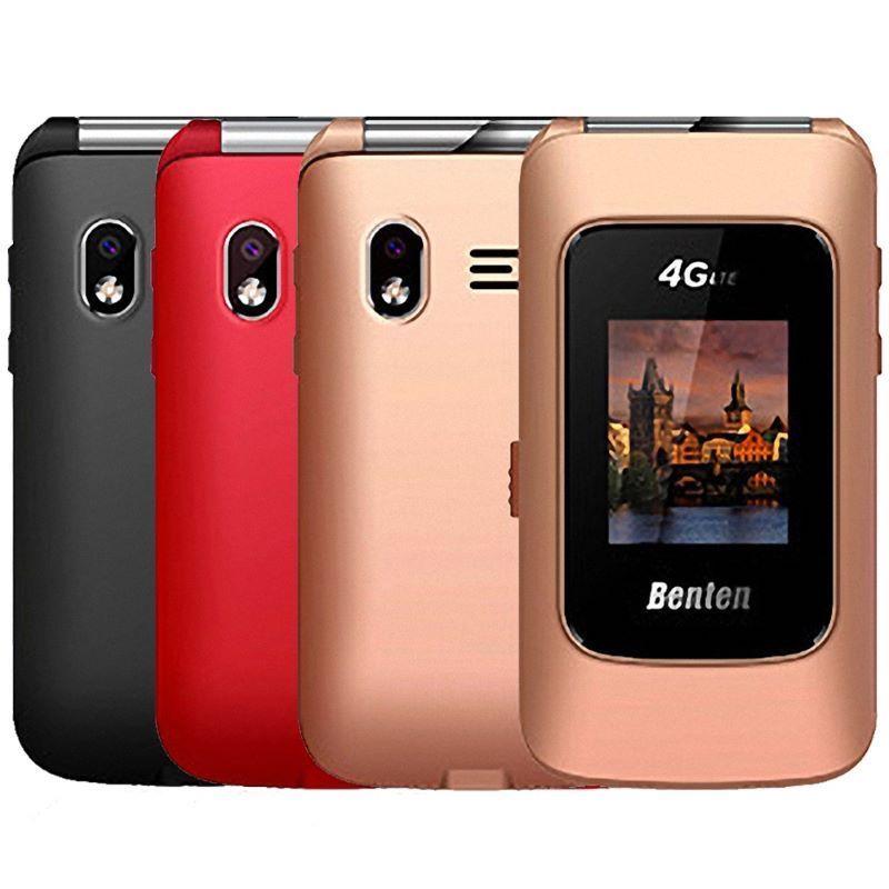 Benten 奔騰 F70 雙螢幕 4G摺疊老人機【加贈原廠配件包】