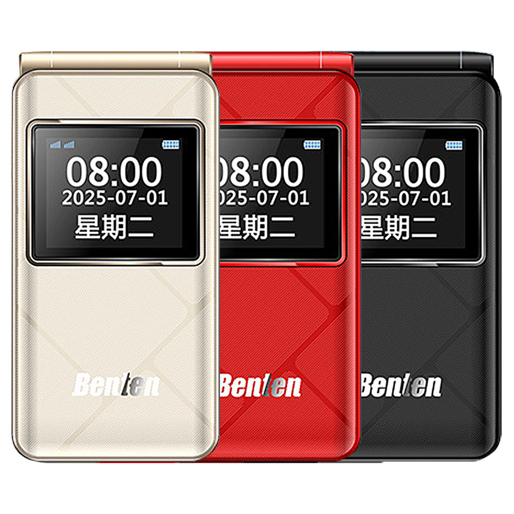 Benten 奔騰 A86 4G VoLTE 功能摺疊手機 長輩機 老人機