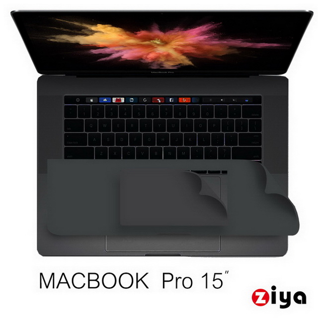 [ZIYA] Apple Macbook Pro 15吋 Touch Bar 手腕貼膜/掌托保護貼 (太空灰色款)
