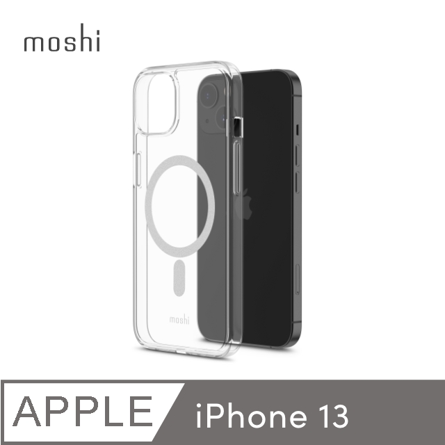 Moshi Arx Clear MagSafe for iPhone 13 磁吸輕量透明保護殼- PChome