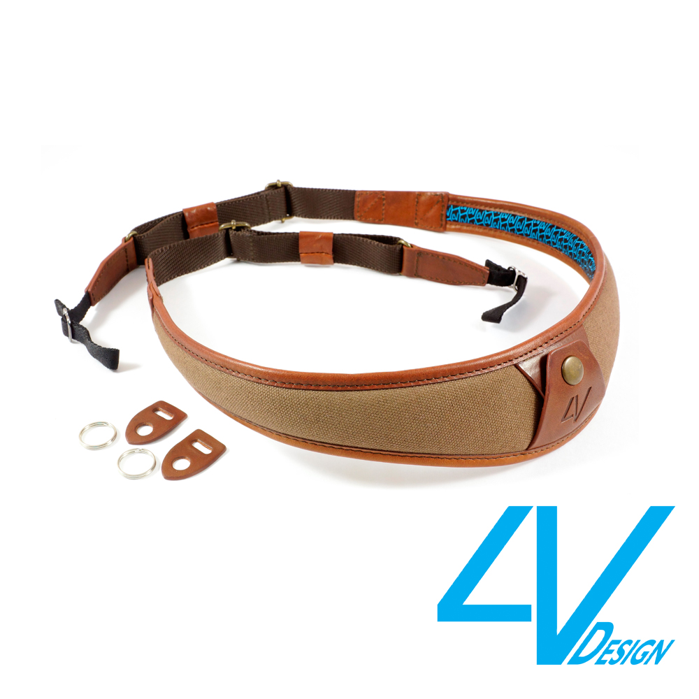 4V ALA系列相機背帶 LU-CV2223-棕/棕色(L)（其他規格）