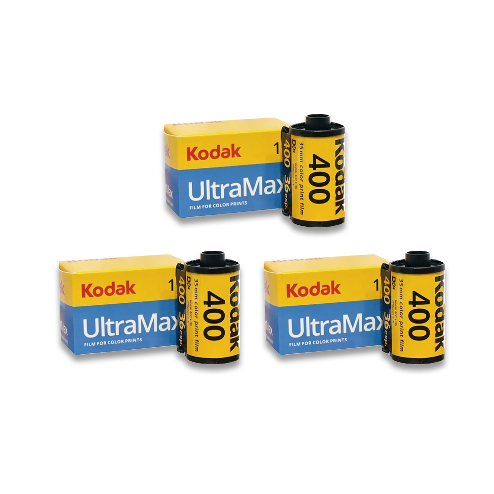 KODAK 柯達 ULTRAMAX 400 36張 135底片 彩色負片 400度彩色軟片 GC400 三入組