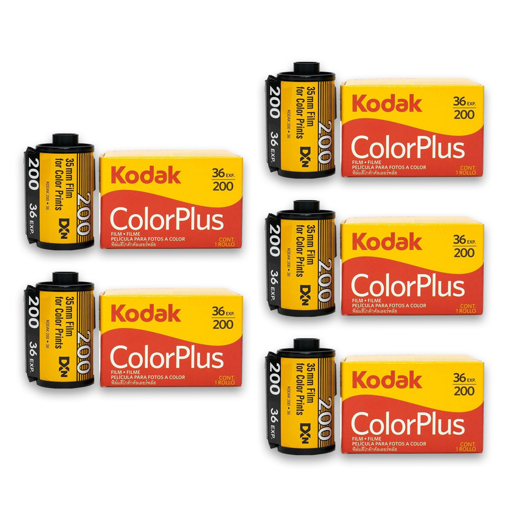KODAK 柯達 ColorPlus 200 135底片 36張 底片 彩色負片 五入組