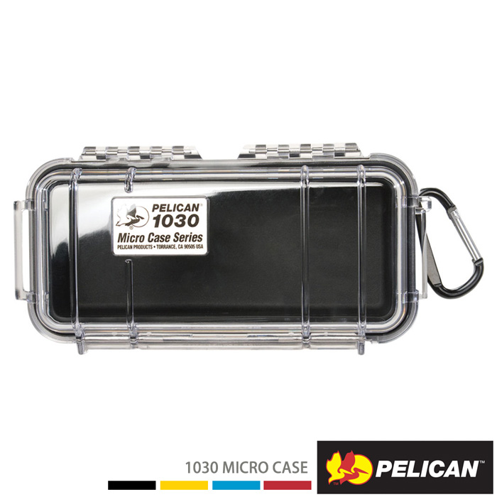 Pelican 派力肯 1030 微型防水氣密箱-透明黑