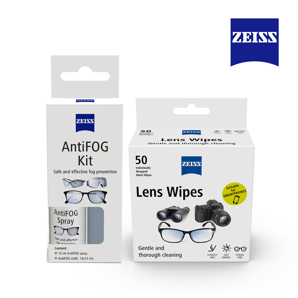 ZEISS 蔡司 防霧噴霧組 15ml+光學拭鏡紙 50入(適用眼鏡、3C螢幕、鏡頭)