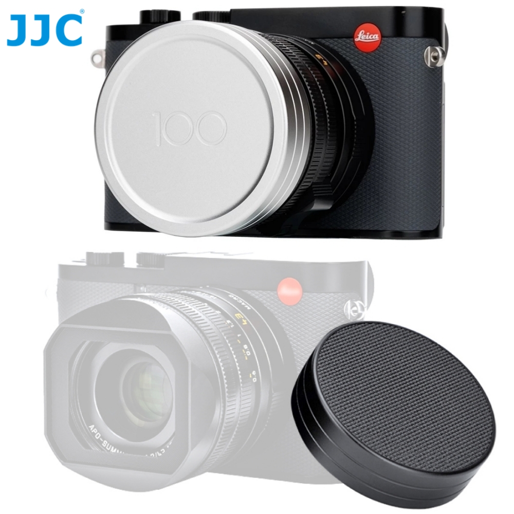 JJC 副廠Leica Lens/Hood Cap遮光罩蓋鏡頭蓋LC-Q3(可裝在徠卡原廠Q Lens Hood或同款太陽罩*上)萊卡鏡頭前蓋