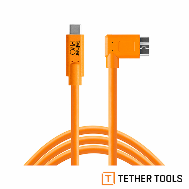 Tether Tools CUC33R15-ORG Pro 傳輸線 USB-C to 3.0 Micro B