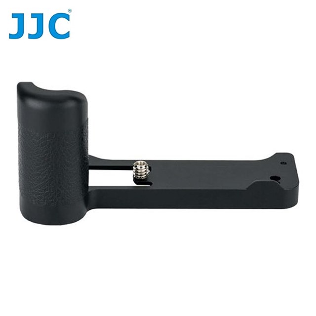 JJC 索尼副廠Sony相機ZV-1手把手柄HG-ZV1握把握(附1/4"母螺孔x3&冷靴座x1;鋁合金+超纖皮)Vlogr神器自拍錄影