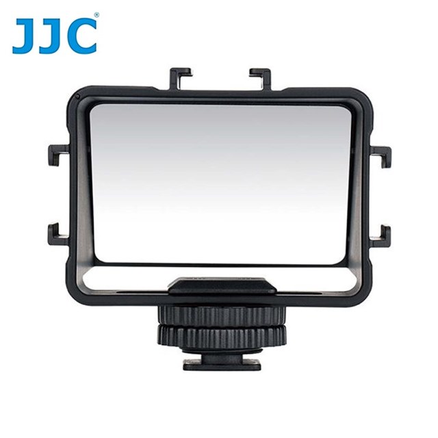 JJC 解決無法向上翻轉180度螢幕自拍FSM-V1標準通用擴充成3冷靴