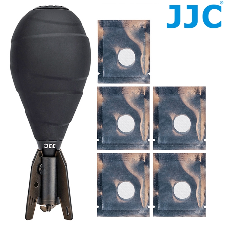 JJC 可站立火箭筒氣吹球CL-ABR BLACK清潔空氣吹氣球(矽膠/柔軟好按壓;含過濾網&風扇)強風鏡頭濾鏡清潔球