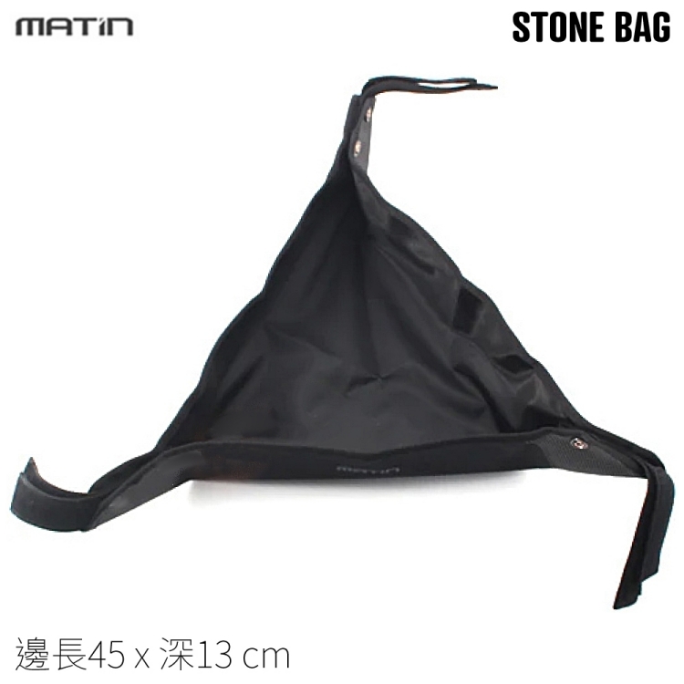 Matin 馬田 韓國製1格三腳架石頭袋M-6342長45x深13cm三角架防倒置物袋收納袋配重袋穩定袋重物袋負重袋