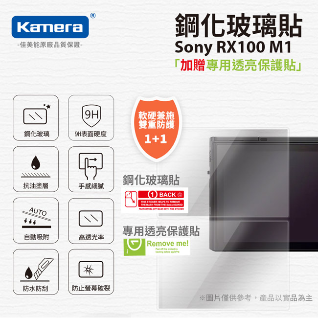 Kamera 9H鋼化玻璃保護貼for Sony DSC-RX100M1 - PChome 24h購物