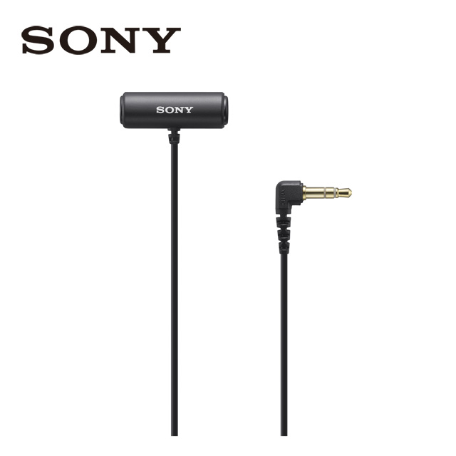 SONY 索尼 立體聲領夾式麥克風ECM-LV1