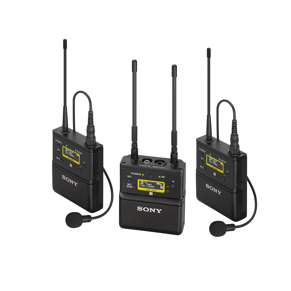 SONY 索尼 專業型1對2 UHF 專業型 1對2 無線麥克風 公司貨