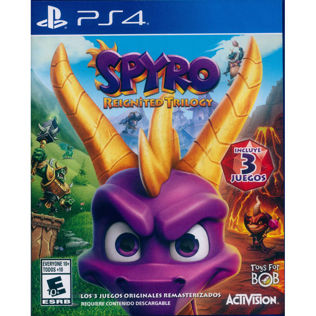 PlayStation PS4《寶貝龍重燃三部曲 Spyro Reignited Trilogy》英文美版(拉丁)