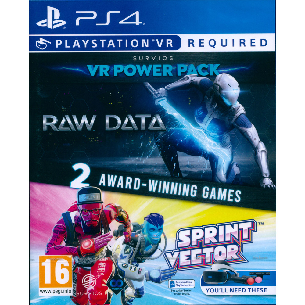PlayStation PS4《倖存者 VR 力量包 原生數據 + 疾速軌跡 Survios VR Power Pack》英文歐版 PSVR專用