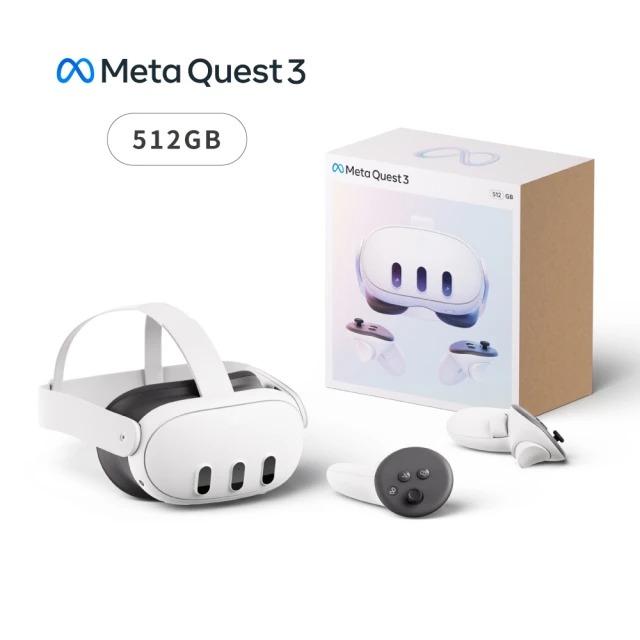 【美品】  Quest 3 512GB【電池有】 Oculus META Quest 3 512G VR主機- PChome 24h購物
