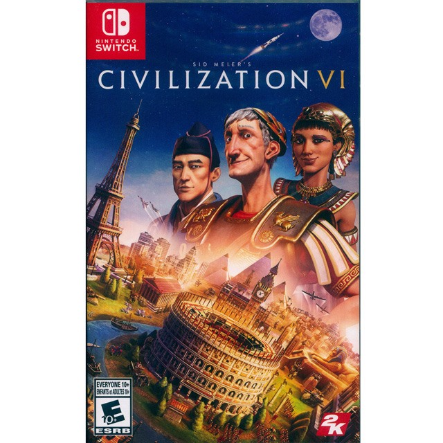 NS Switch《文明帝國 6 Sid Meiers Civilization 6》中英日文美版