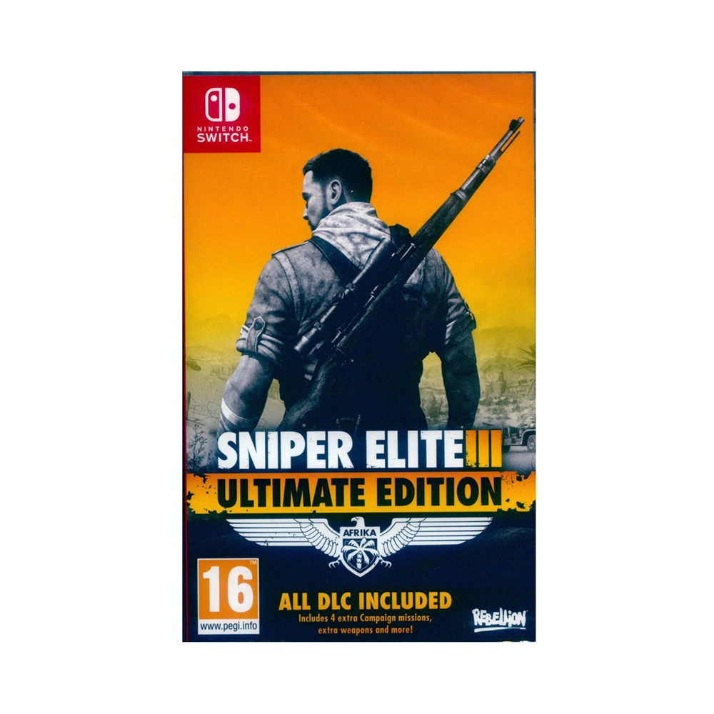 Nintendo 任天堂NS Switch《狙擊之神3 終極版Sniper Elite 3