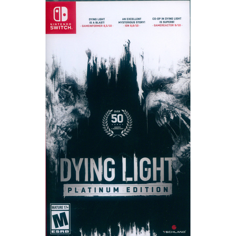 Platinum 白金 NS Switch《垂死之光版 Dying Light Edition》中英日文美版 免費升級成終極版
