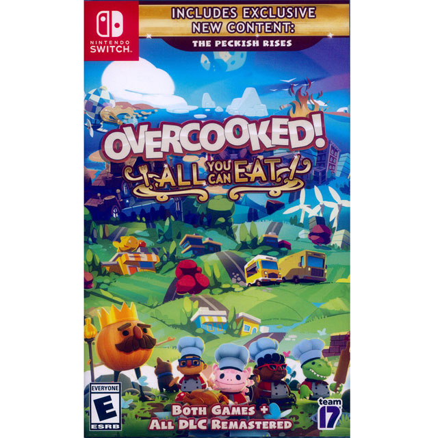 Nintendo 任天堂 NS Switch《胡鬧廚房全都好吃 (煮過頭大合輯) Overcooked All You Can Eat》中英日文美版