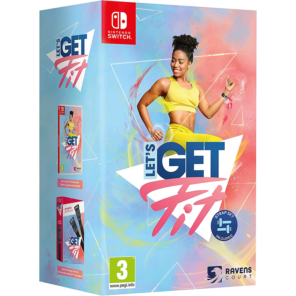 Nintendo 任天堂 NS Switch《一起健身吧 腿腕帶同捆版 Lets Get Fit》中英日文歐版