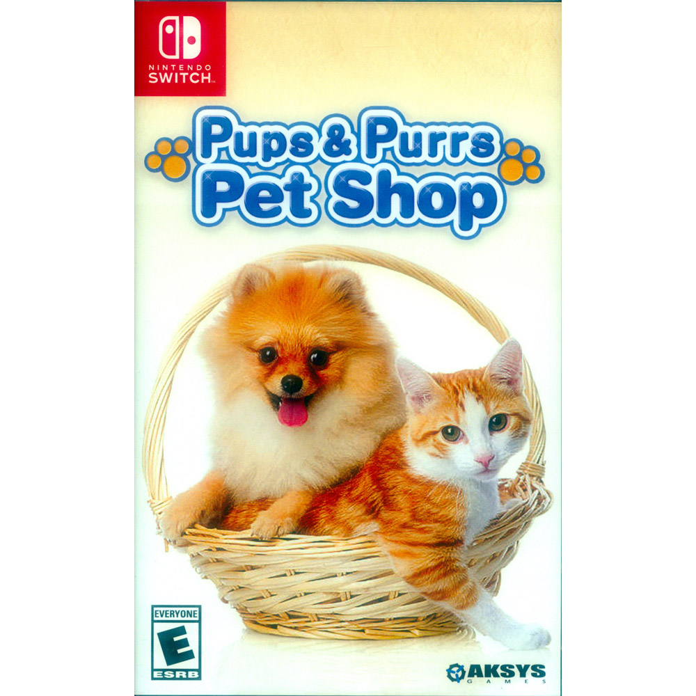 Nintendo 任天堂 NS Switch《貓貓狗狗寵物店 Pups and Purrs Pet Shop》英文美版 汪汪喵喵寵物店