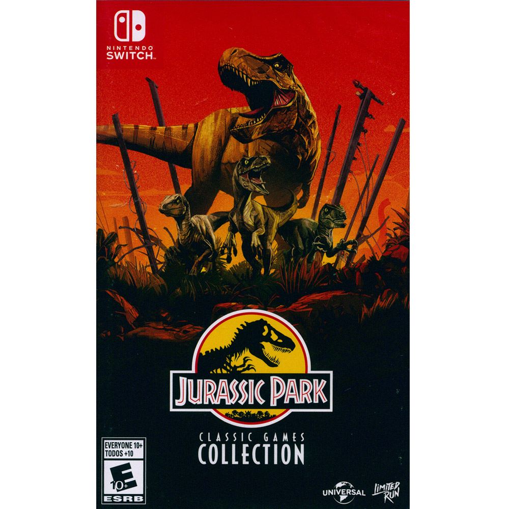 NS Switch 《侏儸紀公園： 遊戲合集Jurassic Park Classic Games 》英文美版