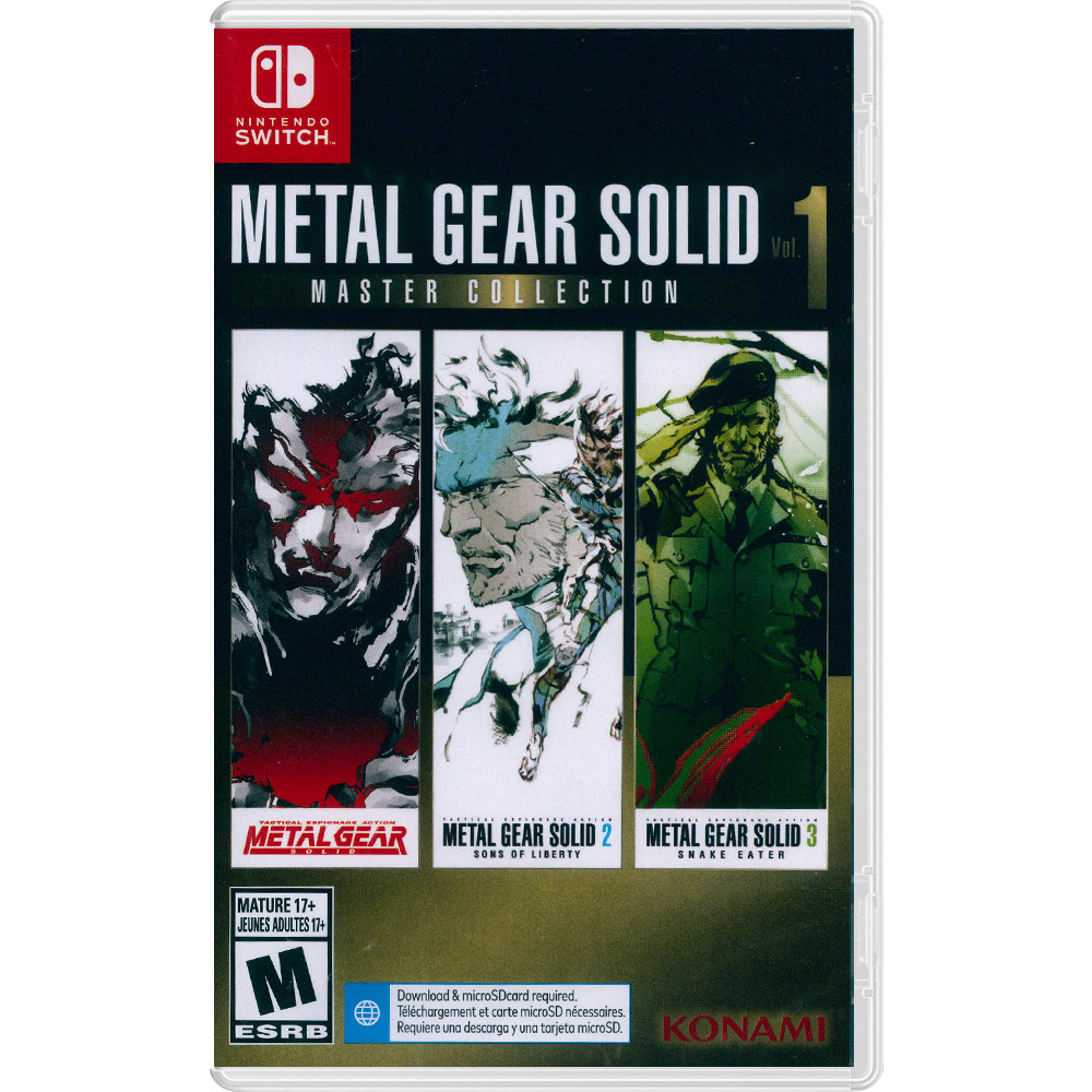 Nintendo 任天堂 NS Switch《潛龍諜影 METAL GEAR SOLID MASTER COLLECTION Vol.1》英日文美版