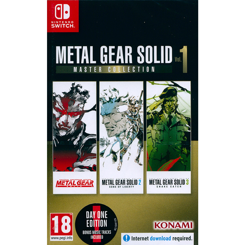NS Switch 《潛龍諜影METAL GEAR SOLID MASTER COLLECTION Vol 1 》英日文歐版
