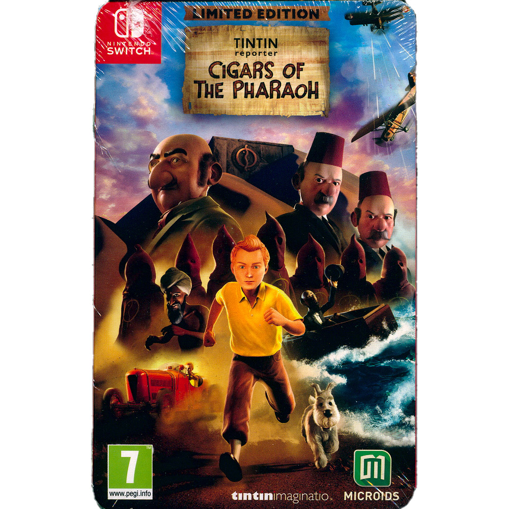 Nintendo 任天堂 NS Switch《丁丁記者: 法老的雪茄 限量版 Tintin Reporter》中英文歐版
