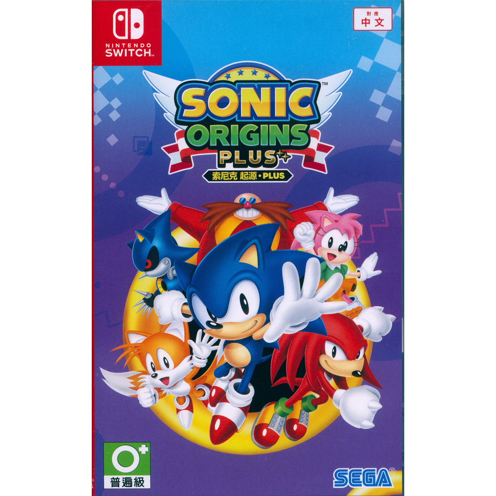 Nintendo 任天堂NS Switch《索尼克起源PLUS SONIC ORIGINS PLUS》中英