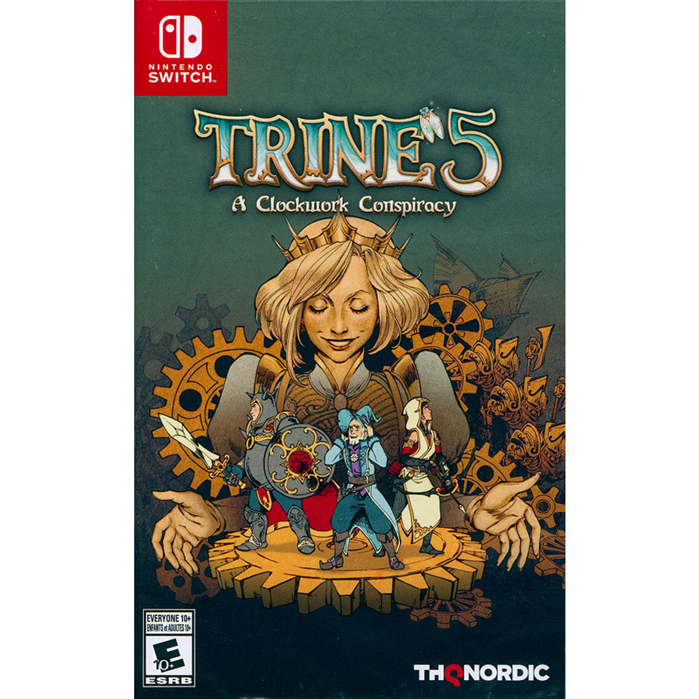 Nintendo 任天堂 NS Switch《 狩魔師5:發條陰謀 Trine 5: A Clockwork Conspiracy 》中英日文美版