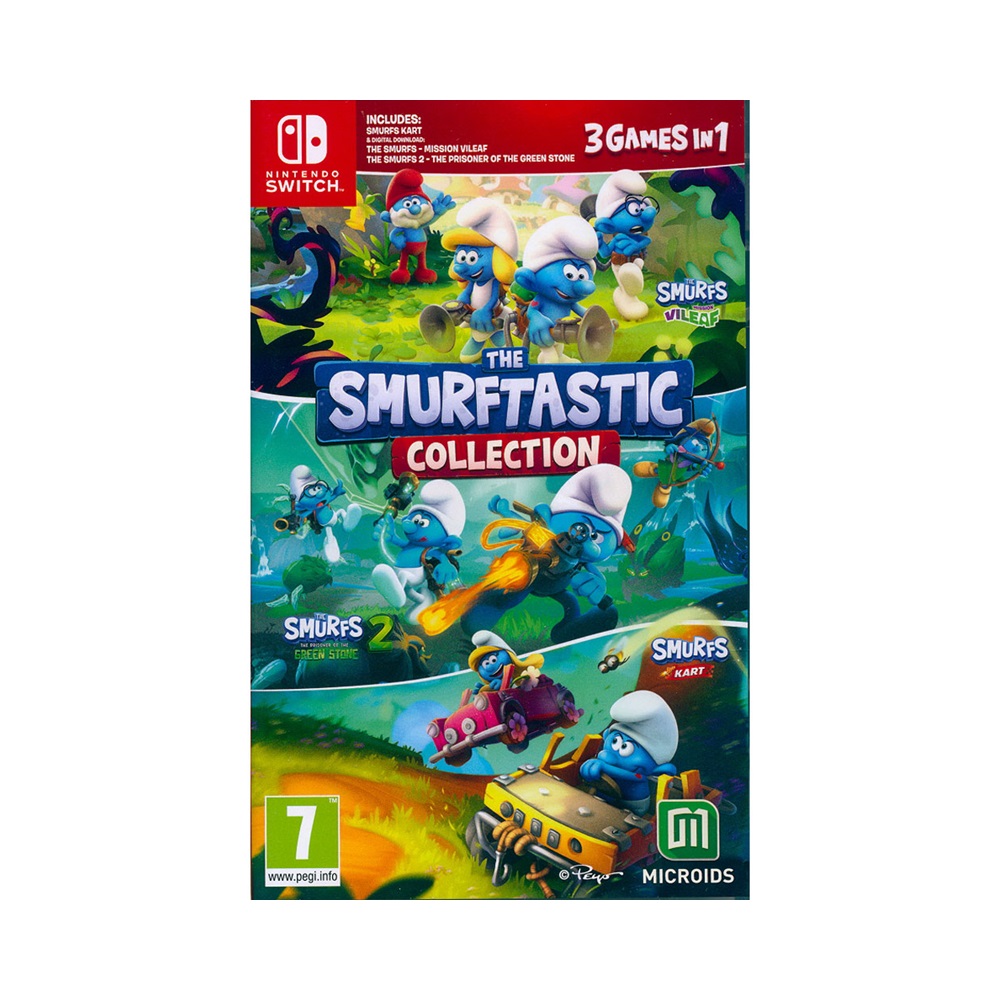 Nintendo 任天堂NS Switch《 藍色小精靈奇幻合輯THE SMURFTASTIC