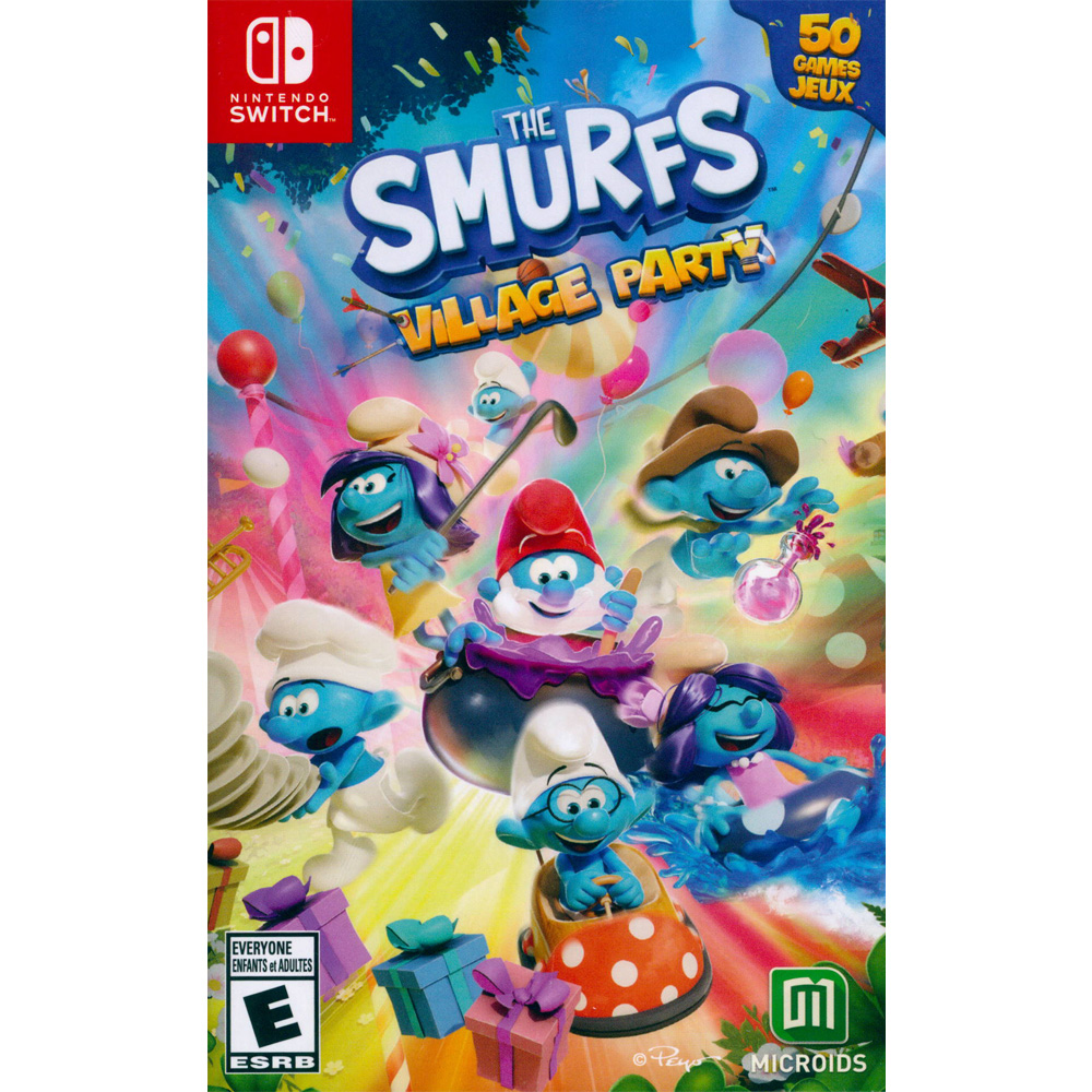 Nintendo 任天堂 NS Switch《藍色小精靈：村莊派對 The Smurfs - Village Party》中英日文美版