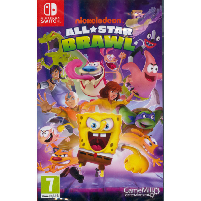 Nintendo 任天堂 NS SWITCH《尼克明星大亂鬥 Nickelodeon All-Star Brawl》英文歐版（其他規格）