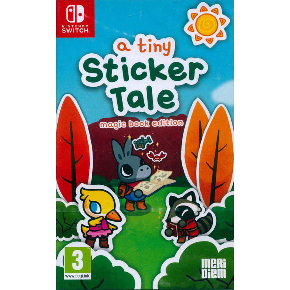Nintendo 任天堂 NS Switch《小小貼紙物語:魔法書版 A Tiny Sticker Tale - Magic Book Edition》中英日文歐版