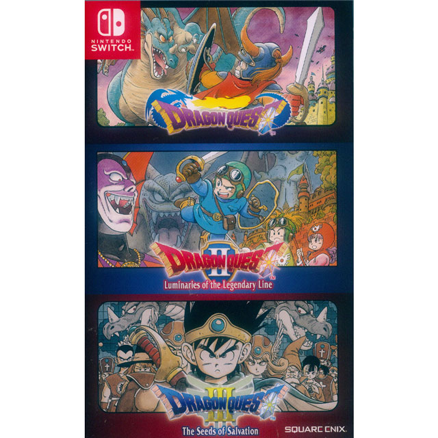 Nintendo 任天堂 NS Switch《勇者鬥惡龍 1+2+3 合輯 Dragon Quest Trilogy》中英文亞版 英文封面