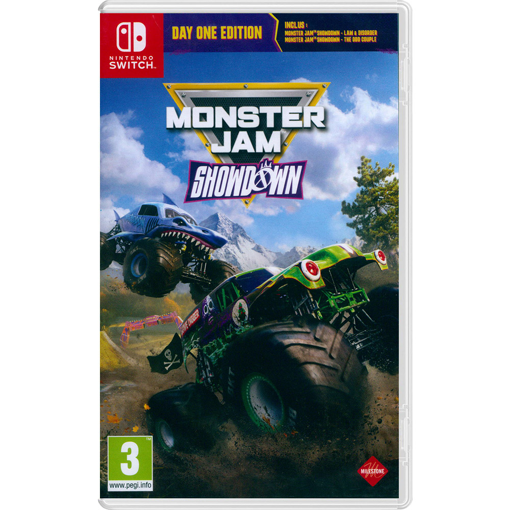 Nintendo 任天堂 NS Switch《怪獸卡車大決戰 首日版 Monster Jam Showdown Day One Edition》中英日文歐版