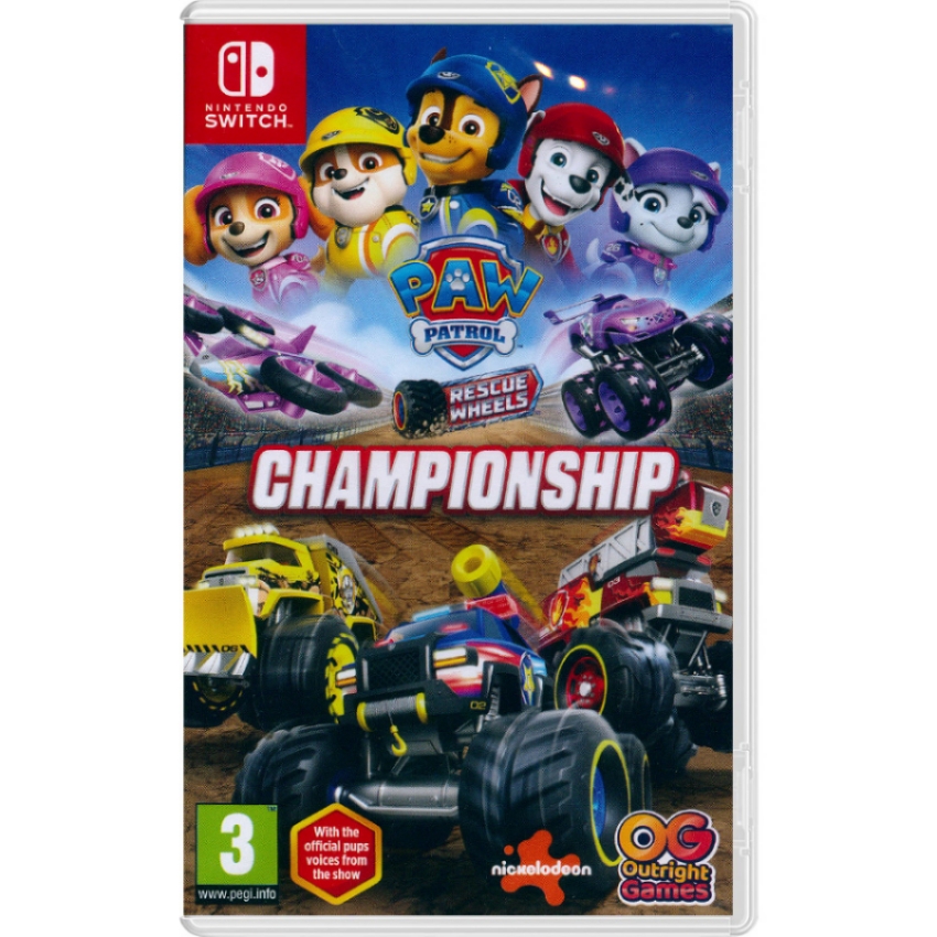Nintendo 任天堂 NS Switch《汪汪隊立大功:威力賽車大獎賽 Paw Patrol Rescue Wheels Championship》中英文歐版
