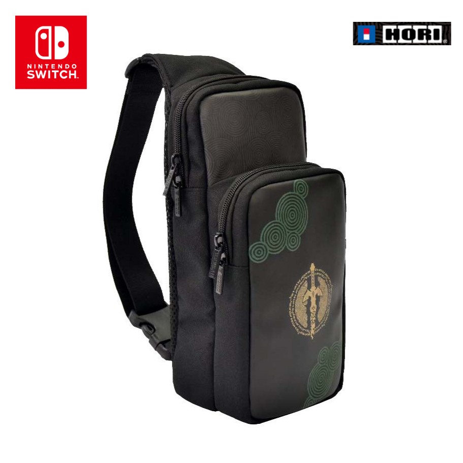 Nintendo 任天堂 NS HORI 薩爾達傳說王國之淚 斜跨單肩收納包 NSW-436