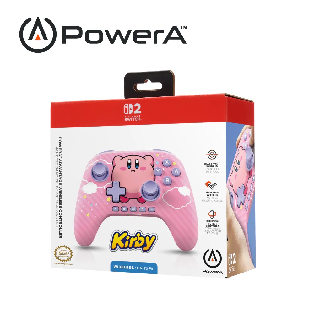Nintendo 任天堂 NS2 PowerA 無線遊戲控制器-膨脹卡比