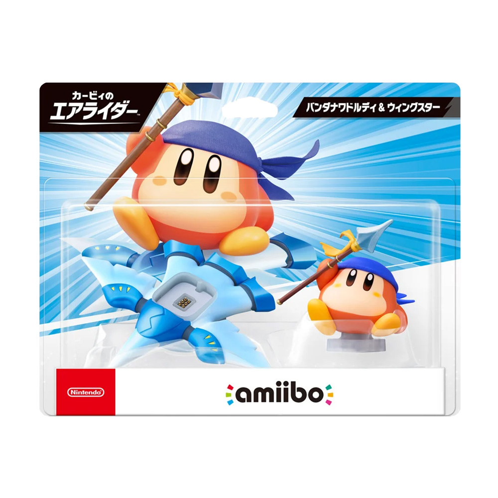 Nintendo 任天堂 amiibo 頭巾瓦豆魯迪&羽翼之星 (卡比的馭天飛行者) 台灣公司貨