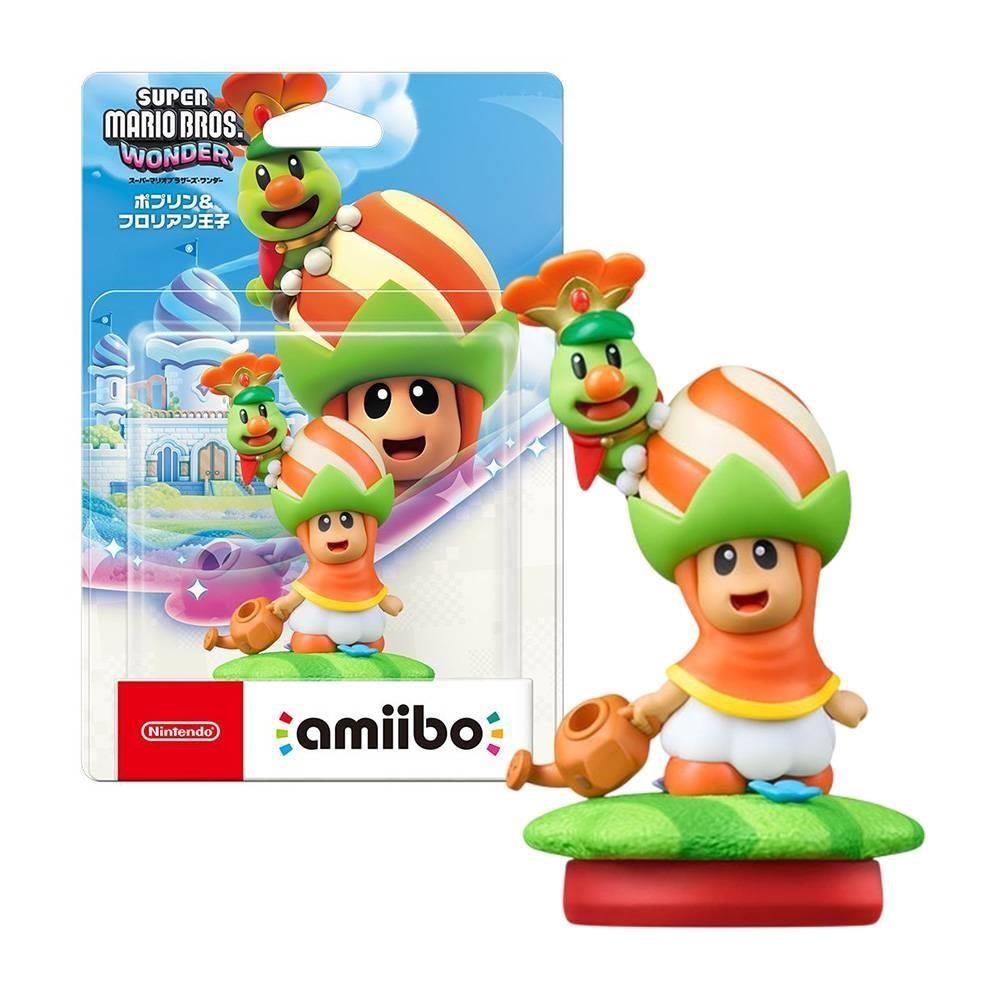 Nintendo 任天堂 amiibo 苞普林&花洛里安王子【超級瑪利歐兄弟 驚奇系列】台灣公司貨