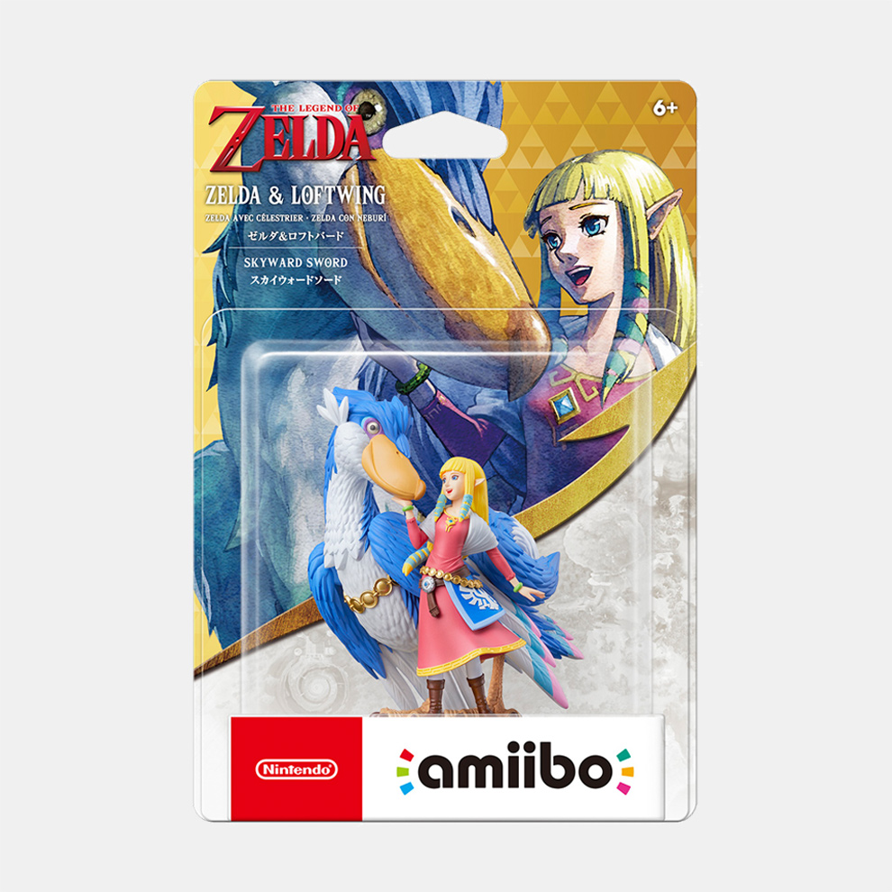 Nintendo 任天堂 Switch amiibo 薩爾達&洛夫特飛鳥【薩爾達傳說 禦天之劍 系列】