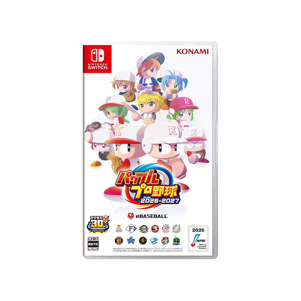 Nintendo 任天堂NS Switch 實況野球2026-2027《パワフルプロ野球》日文
