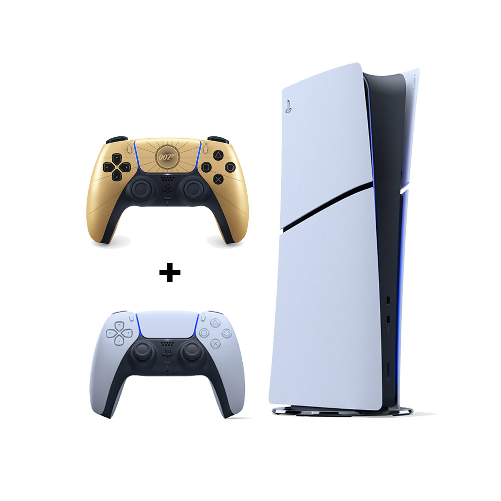 PS5 遊戲主機 (數位版)+DualSense無線控制器 –《007 First Light》限量版