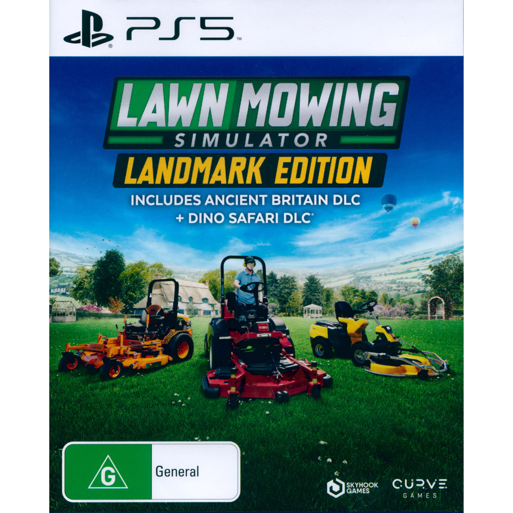 PlayStation PS5《草坪修剪模擬器 地標版 Lawn Mowing Simulator》中英日文澳版 割草模擬器